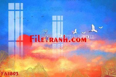 File gốc File gốc in bộ tranh decor treo tráng gương canvas FA1893 (trang trí) cho phòng khách