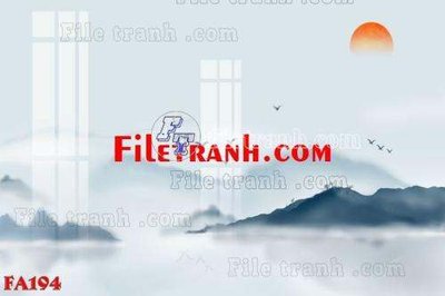 File tranh File gốc in bộ tranh decor treo tráng gương canvas FA194 (gốc) chủ đề trừu tượng