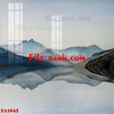 Hình ảnh file gốc File gốc in bộ tranh decor treo tráng gương canvas FA1945 (chất lượng cao)