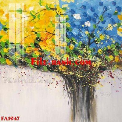 File gốc File gốc in bộ tranh decor treo tráng gương canvas FA1947 (in lụa) tranh phong thủy