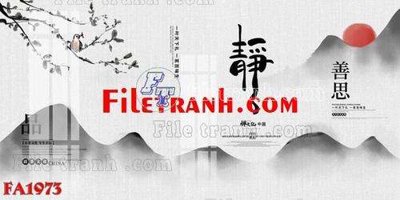 File gốc File gốc in bộ tranh decor treo tráng gương canvas FA1973 (in mica) cắt laser