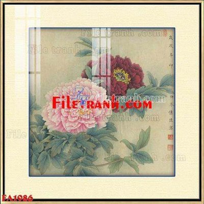 File in trần File gốc in bộ tranh decor treo tráng gương canvas FA1986 (bản gốc) 5D