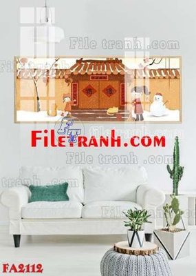 Download file File gốc in bộ tranh decor treo tráng gương canvas FA2112 (chất lượng in ấn)