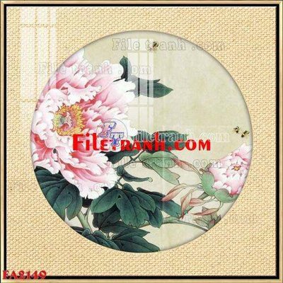 Hình ảnh file gốc in lụa File gốc in bộ tranh decor treo tráng gương canvas FA2149