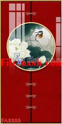 File in trần File gốc in bộ tranh decor treo tráng gương canvas FA2222 (file gốc) phong thủy