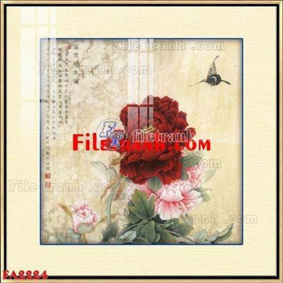 File in trần File gốc in bộ tranh decor treo tráng gương canvas FA2224 (bản gốc 3D) sống động