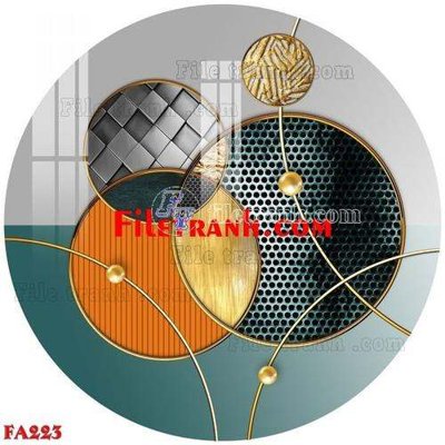 File gốc File gốc in bộ tranh decor treo tráng gương canvas FA223 (in mica) làm quà tặng