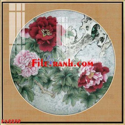 File tranh File gốc in bộ tranh decor treo tráng gương canvas FA2259 (file gốc) chủ đề phong thủy