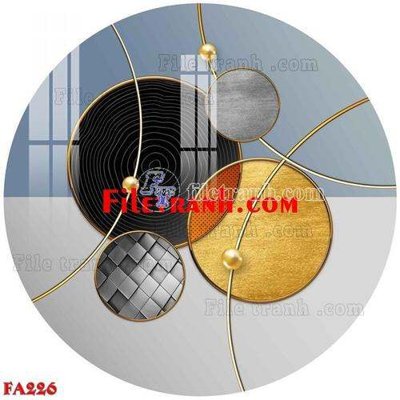File PSD File gốc in bộ tranh decor treo tráng gương canvas FA226 (bản gốc) dễ dàng edit