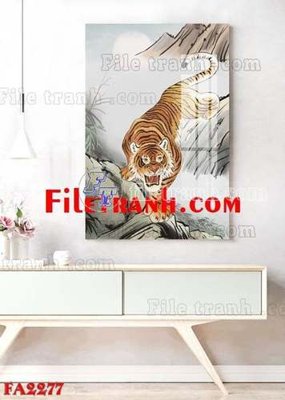 Tải file File gốc in bộ tranh decor treo tráng gương canvas FA2277 (gốc) chủ đề hoa sen