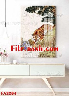 File tranh gốc File gốc in bộ tranh decor treo tráng gương canvas FA2284 (bản quyền) độc đáo