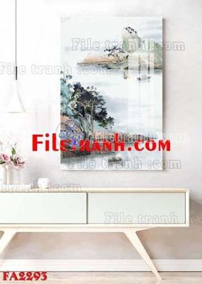 File tranh File gốc in bộ tranh decor treo tráng gương canvas FA2293 (gốc) phong cách tối giản