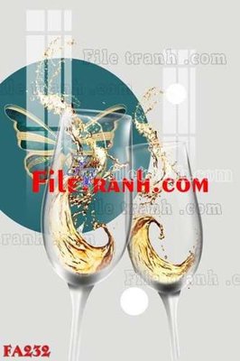 File in trần File gốc in bộ tranh decor treo tráng gương canvas FA232 (bản gốc) đại dương