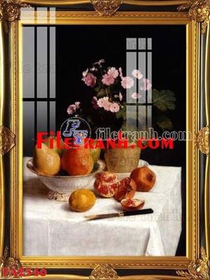 File in trần File gốc in bộ tranh decor treo tráng gương canvas FA2346 (bản gốc) hoa văn