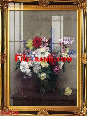 Tải file tranh gốc File gốc in bộ tranh decor treo tráng gương canvas FA2352 chất lượng cao