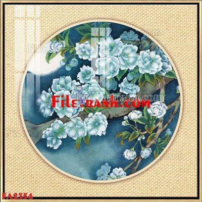 File gốc File gốc in bộ tranh decor treo tráng gương canvas FA2354 (in lụa) tranh thuận buồm