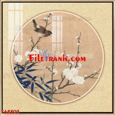File in trần File gốc in bộ tranh decor treo tráng gương canvas FA2503 (file gốc) xuyên sáng