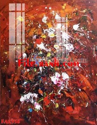 File tranh gốc File gốc in bộ tranh decor treo tráng gương canvas FA2558 (bản quyền) độc đáo