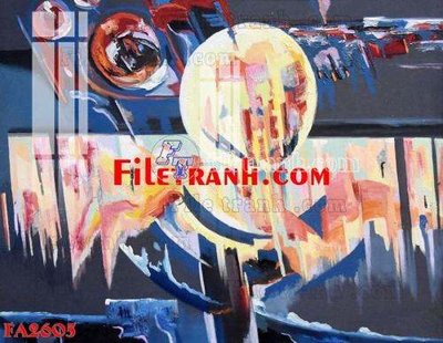 File gốc File gốc in bộ tranh decor treo tráng gương canvas FA2605 (in lụa) chi tiết cao