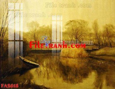 File ảnh File gốc in bộ tranh decor treo tráng gương canvas FA2618 (gốc) dùng in Pano