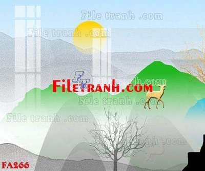 Tải file File gốc in bộ tranh decor treo tráng gương canvas FA266 (gốc) in nhanh