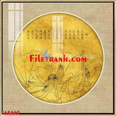 File gốc File gốc in bộ tranh decor treo tráng gương canvas FA2669 (vector) cho in ấn