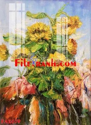 File in trần File gốc in bộ tranh decor treo tráng gương canvas FA2679 (bản gốc 3D) sống động