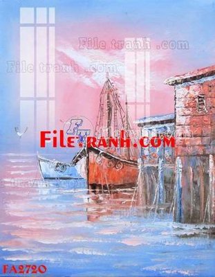 File in ấn File gốc in bộ tranh decor treo tráng gương canvas FA2720 (bản gốc) cao cấp