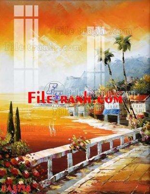 File gốc File gốc in bộ tranh decor treo tráng gương canvas FA2738 (in 3D) cho trang trí