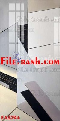 File tranh File gốc in bộ tranh decor treo tráng gương canvas FA2794 (bản gốc) in lụa 5D