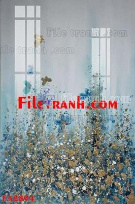 File tranh File gốc in bộ tranh decor treo tráng gương canvas FA2894 (ảnh gốc) in trần nhà