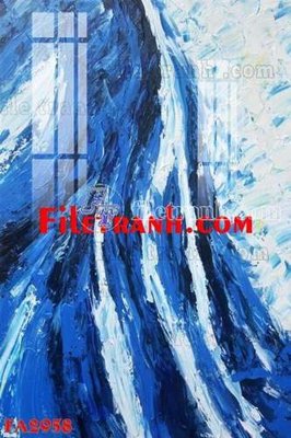 File tranh File gốc in bộ tranh decor treo tráng gương canvas FA2958 (file gốc) chủ đề phong thủy