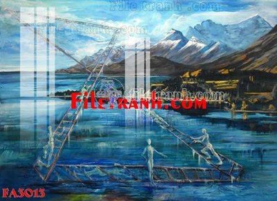 File gốc in mica File gốc in bộ tranh decor treo tráng gương canvas FA3013 chất lượng