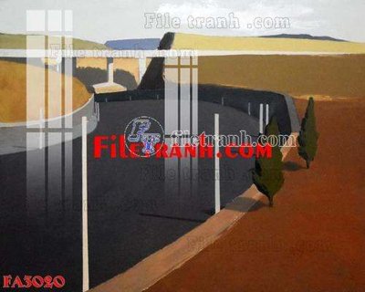 File tranh File gốc in bộ tranh decor treo tráng gương canvas FA3020 (bản gốc) treo tường