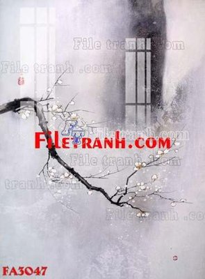 File tranh File gốc in bộ tranh decor treo tráng gương canvas FA3047 (ảnh gốc) in trần xuyên sáng