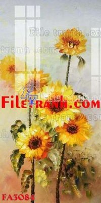 File tranh File gốc in bộ tranh decor treo tráng gương canvas FA3084 (file gốc) chuẩn màu in