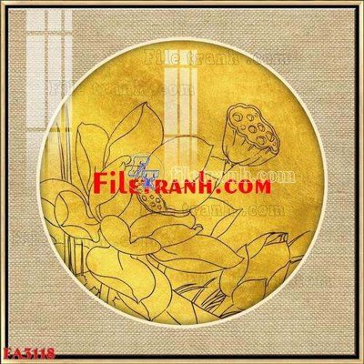 File ảnh gốc File gốc in bộ tranh decor treo tráng gương canvas FA3118 không vỡ nét
