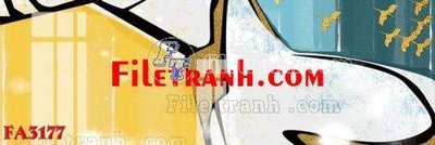 File tranh File gốc in bộ tranh decor treo tráng gương canvas FA3177 (gốc) chủ đề thành phố