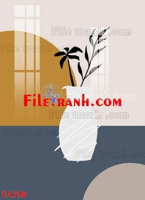 Download file gốc File gốc in bộ tranh decor treo tráng gương canvas FA318 (in lụa) cao cấp