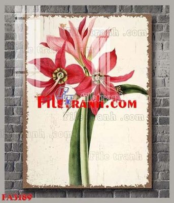 Download file gốc File gốc in bộ tranh decor treo tráng gương canvas FA3189 (in lụa) hoa lá