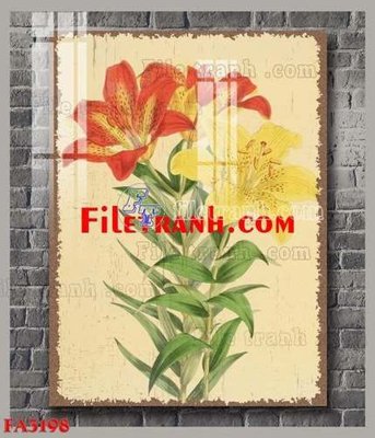 File gốc File gốc in bộ tranh decor treo tráng gương canvas FA3198 (trang trí) phòng làm việc