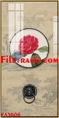 File tranh File gốc in bộ tranh decor treo tráng gương canvas FA3206 (gốc) in backlit film