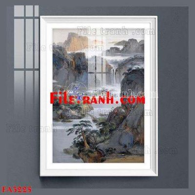 File gốc File gốc in bộ tranh decor treo tráng gương canvas FA3225 (dành cho trang trí nội thất)