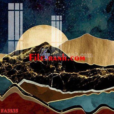 Tải file PSD File gốc in bộ tranh decor treo tráng gương canvas FA3235 (nguyên layer) để in