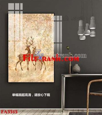 Ảnh mô tả file gốc in mica File gốc in bộ tranh decor treo tráng gương canvas FA3313