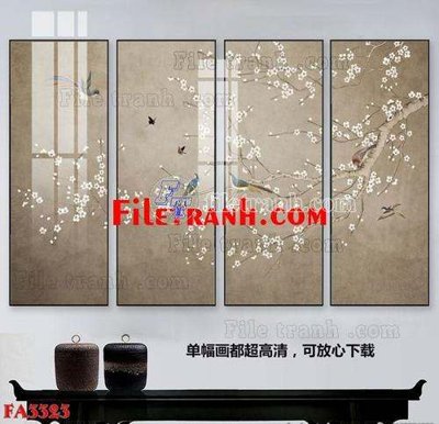 Download file ảnh gốc File gốc in bộ tranh decor treo tráng gương canvas FA3323 để in ấn