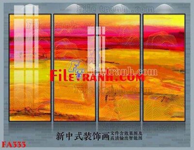 Download file File gốc in bộ tranh decor treo tráng gương canvas FA333 (gốc) in mica đèn LED