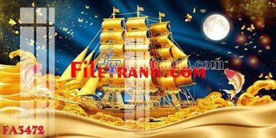 Ảnh gốc File gốc in bộ tranh decor treo tráng gương canvas FA3472 (độ nét cao) in mica