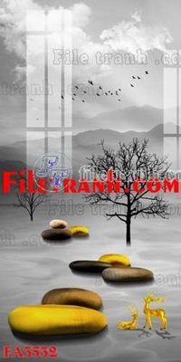 File tranh gốc File gốc in bộ tranh decor treo tráng gương canvas FA3532 (bản quyền) Filetranh.com