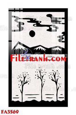 File gốc File gốc in bộ tranh decor treo tráng gương canvas FA3569 (phong cách) tối giản